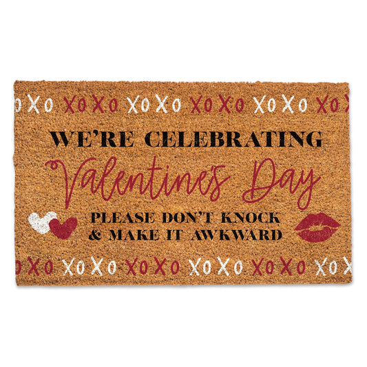 Creative Products We Are Celebrating Valentine's Day 30 x 18 Door Mat